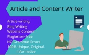 How To Write Articles